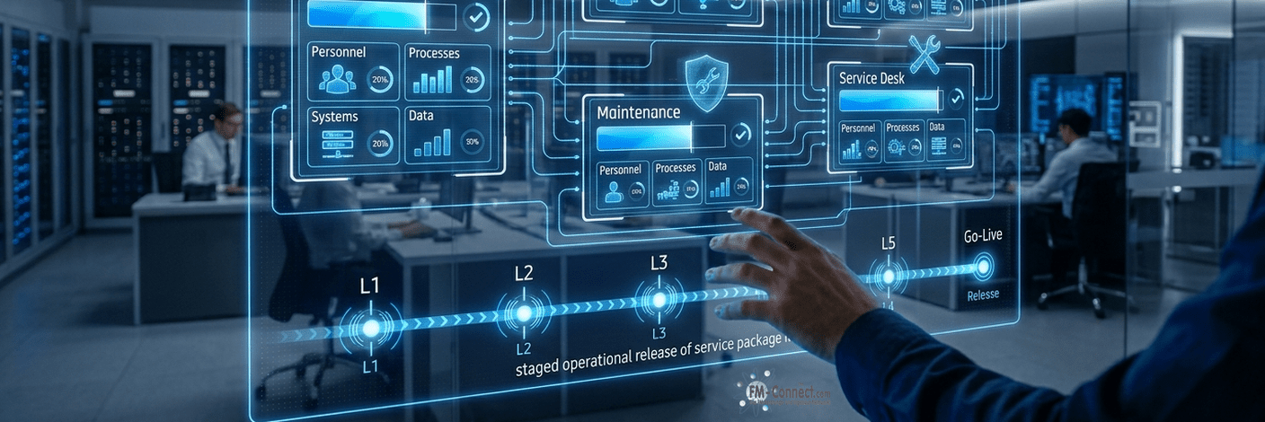 Servicepaket-Readiness und gestufte Betriebsfreigabe