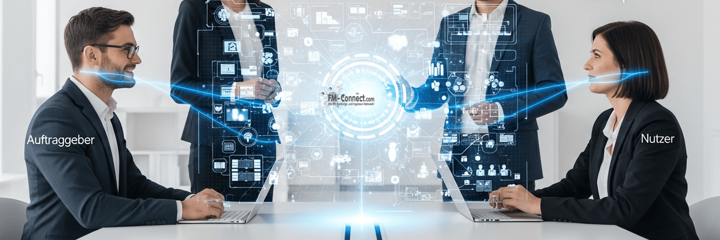 AG-, AN-, Nachunternehmer- und Nutzerrollen im FM-Start-up-Prozess